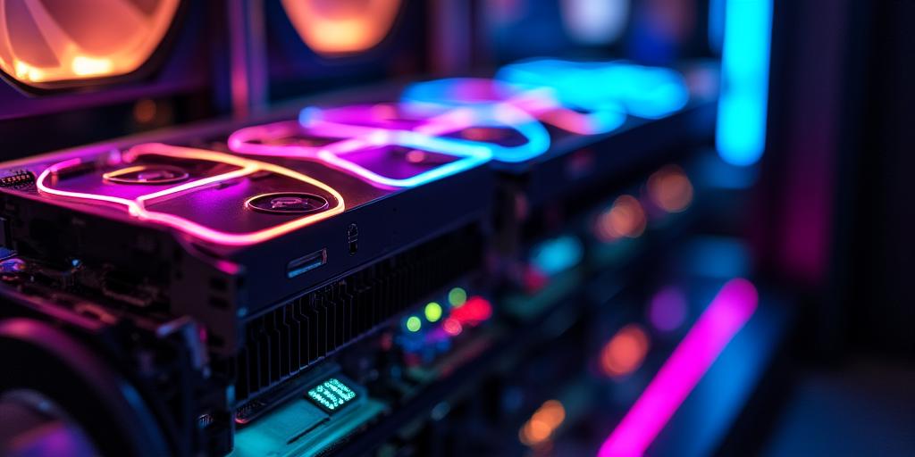 Professionele GPU mining rig met 8 kaarten
